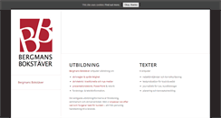 Desktop Screenshot of bergman.com